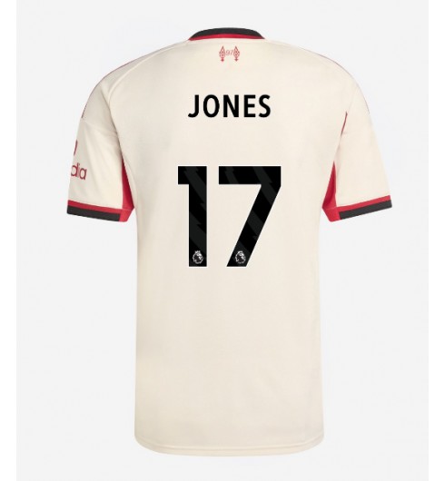 Liverpool Curtis Jones #17 Venkovní Dres 2025-26 Krátký Rukáv Liverpool Curtis Jones #17 Venkovní Dres 2025-26 Krátký Rukáv